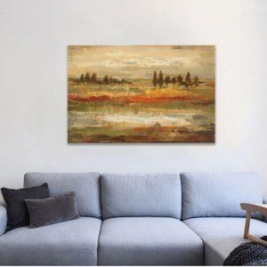 XL Abstract Landscape Giclee Painting Print Stretched Canvas Gallery Wrapped Art